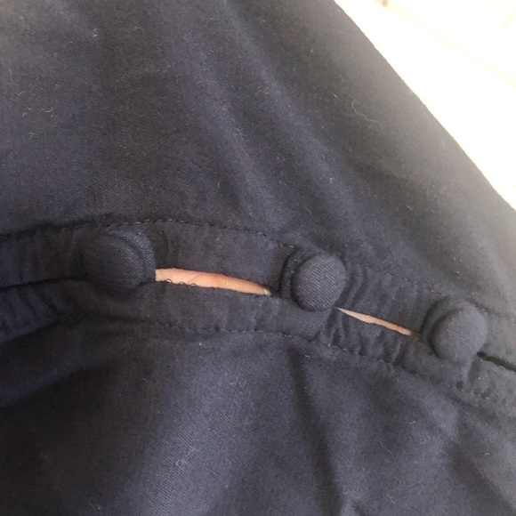 LOFT Off Shoulder Peplum Button Sleeves Top Small - Picture 10 of 12